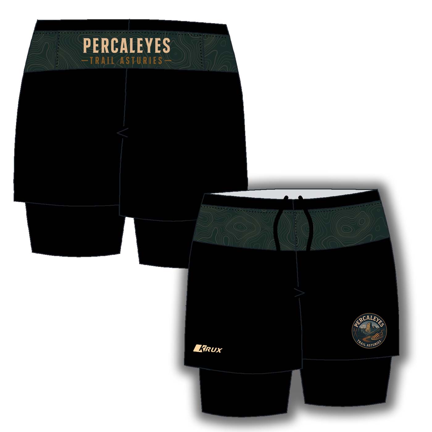 21157 (3269-Percaleyes) SHORT TRAIL RUNNING con MALLA - Imagen 1